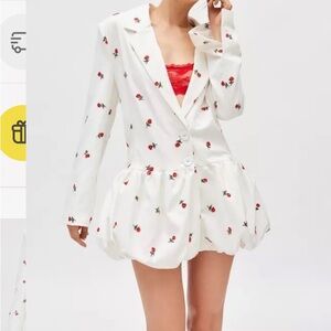 🌹❤️For Love & Lemons Talia bubble hem blazer mini dress nwt adorable!